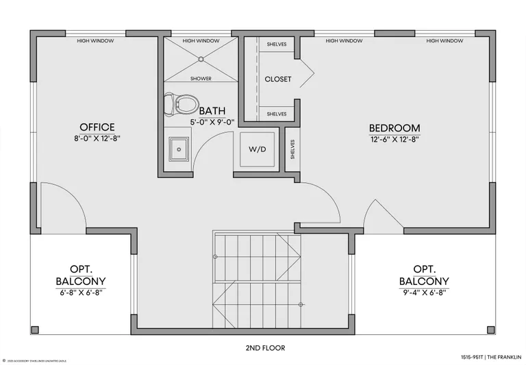 The Franklin — Floorplan — 2nd floor
