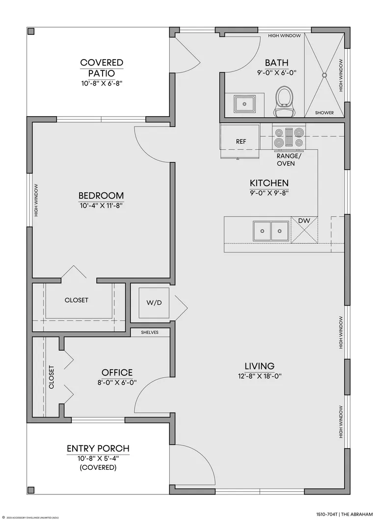 The Abraham — Floorplan — 1st floor