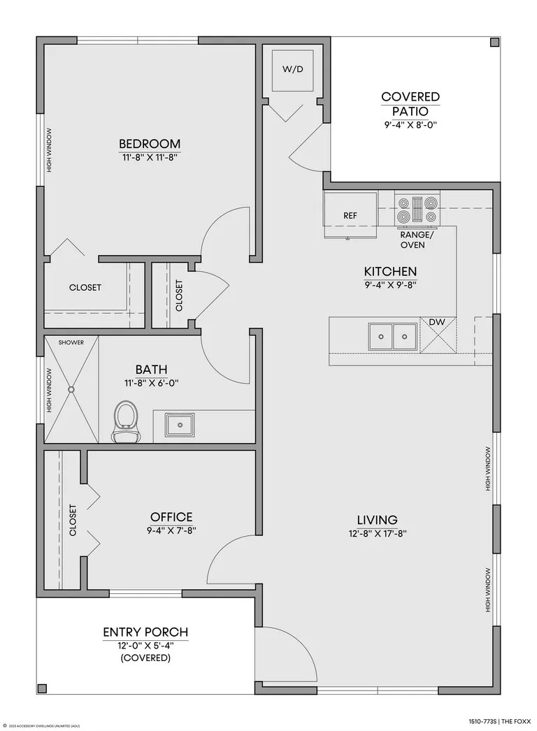 The Foxx — Floorplan — 1st floor
