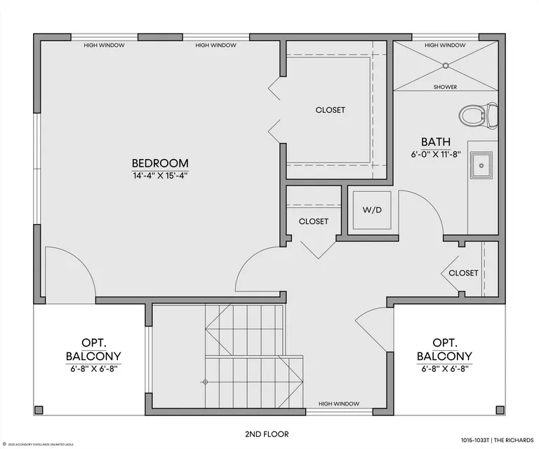The Richards — Floorplan — 2nd floor