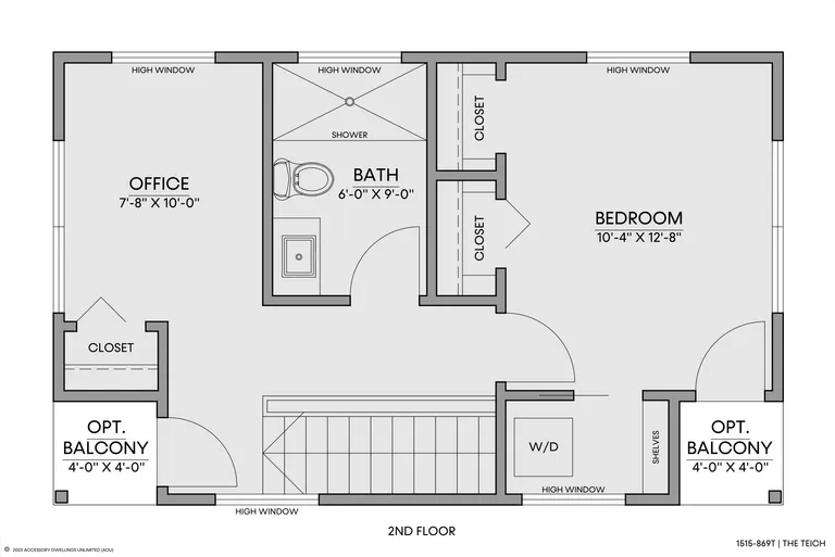 The Teich — Floorplan — 2nd floor