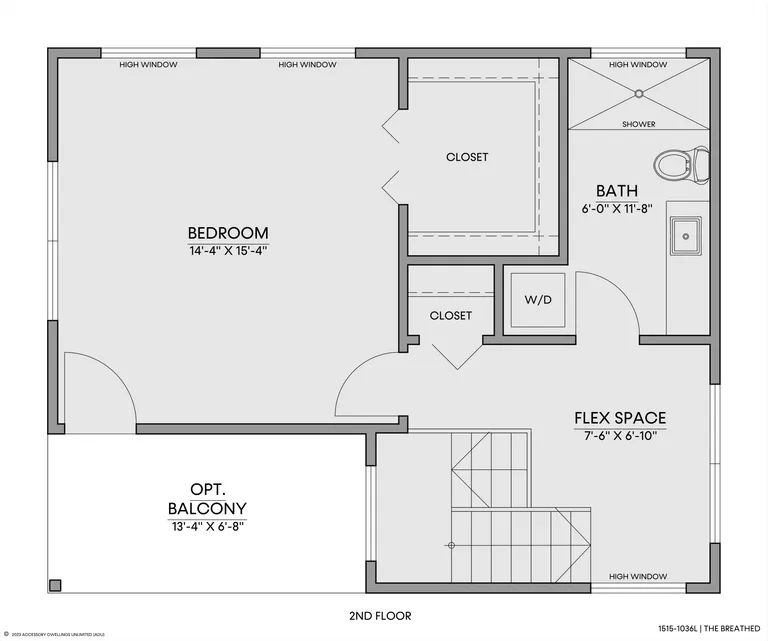 The Breathed — Floorplan — 2nd floor