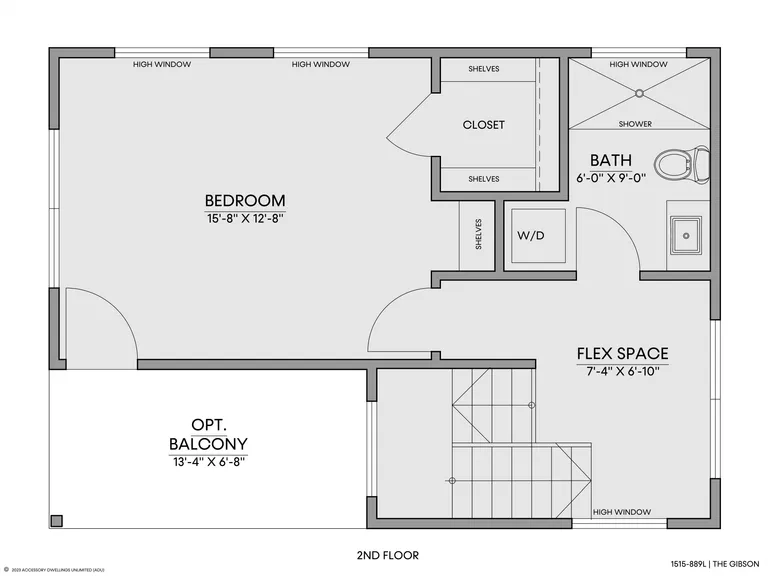 The Gibson — Floorplan — 2nd floor