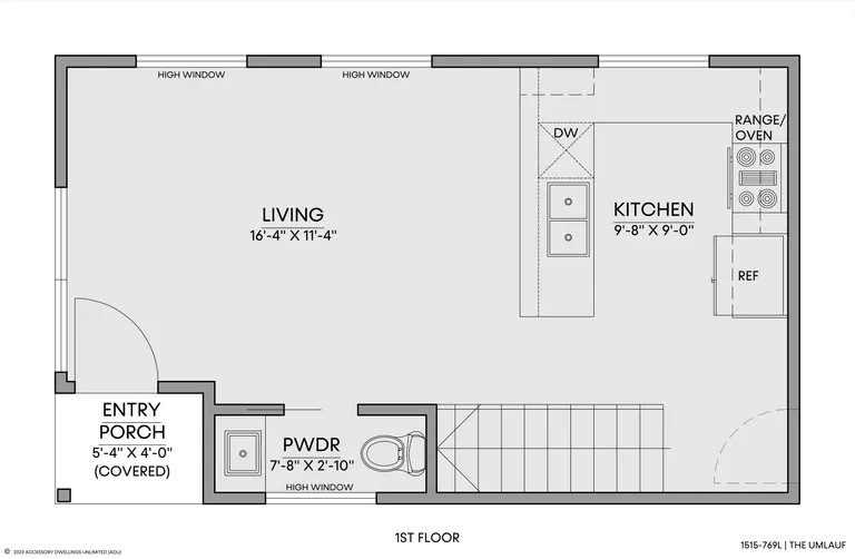 The Umlauf — Floorplan — 1st floor