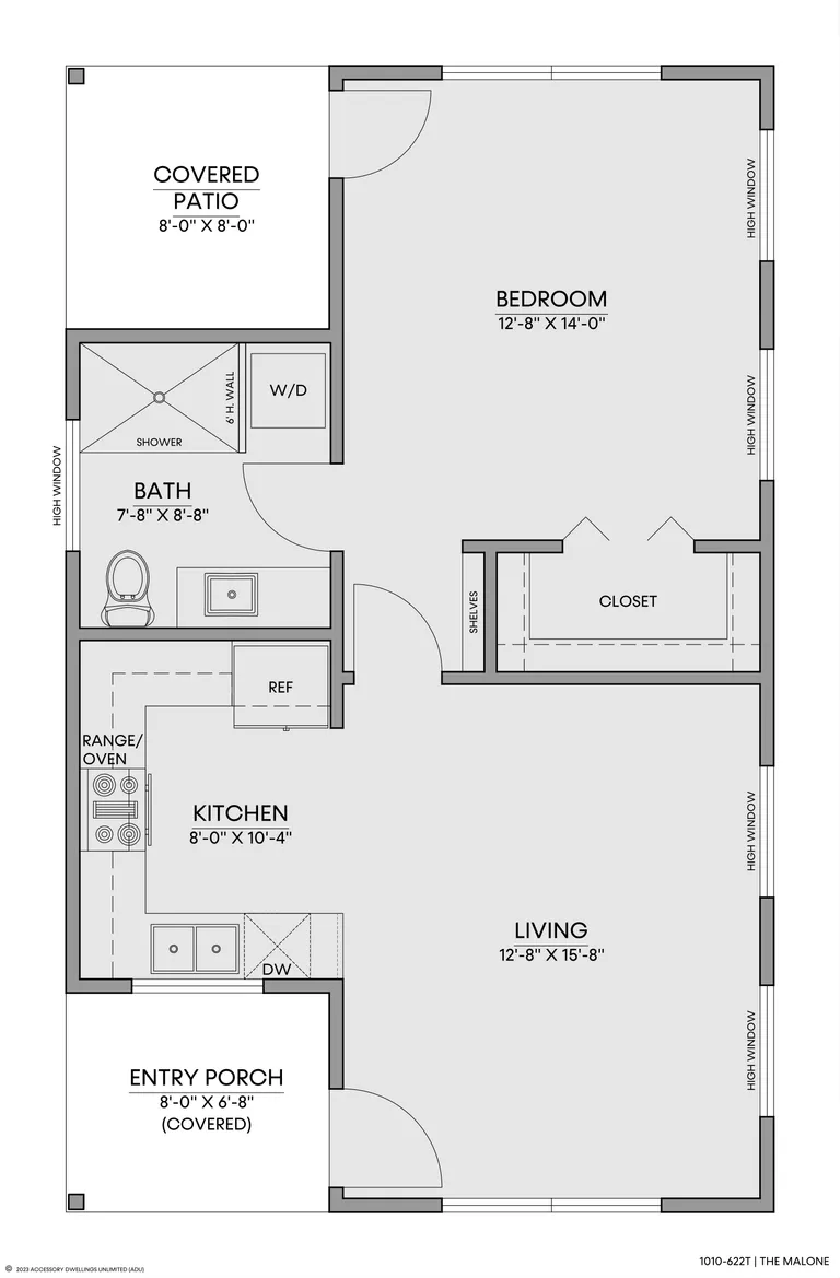 The Malone — Floorplan — 1st floor