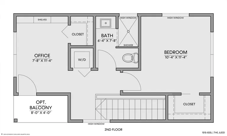 The Judd — Floorplan — 2nd floor