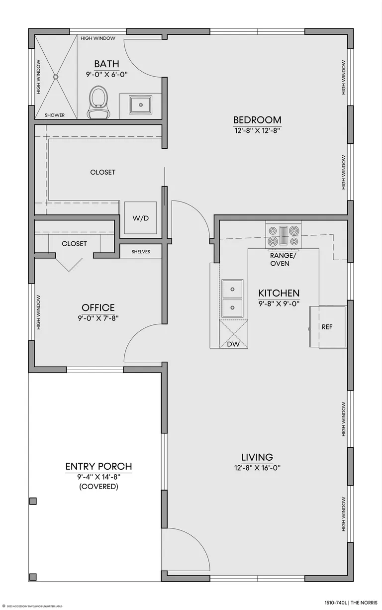 The Norris — Floorplan — 1st floor