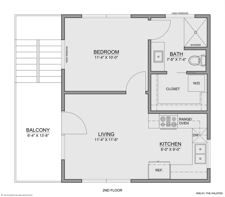The Halsted — Floor 2