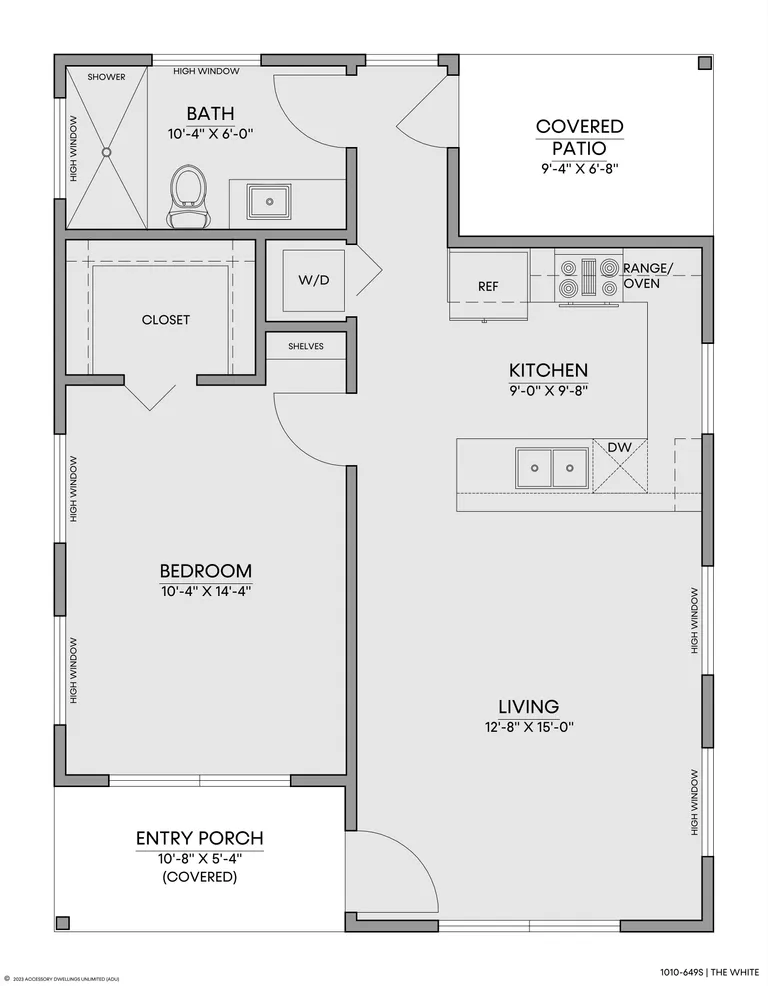 The White — Floorplan — 1st floor