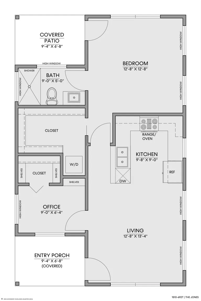 The Jones — Floorplan — 1st floor