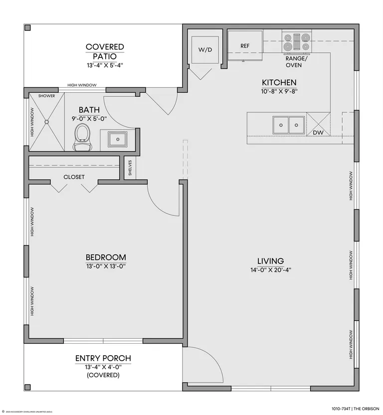 The Orbison — Floorplan — 1st floor