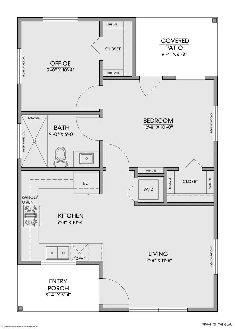 The Glau — Floorplan — 1st floor
