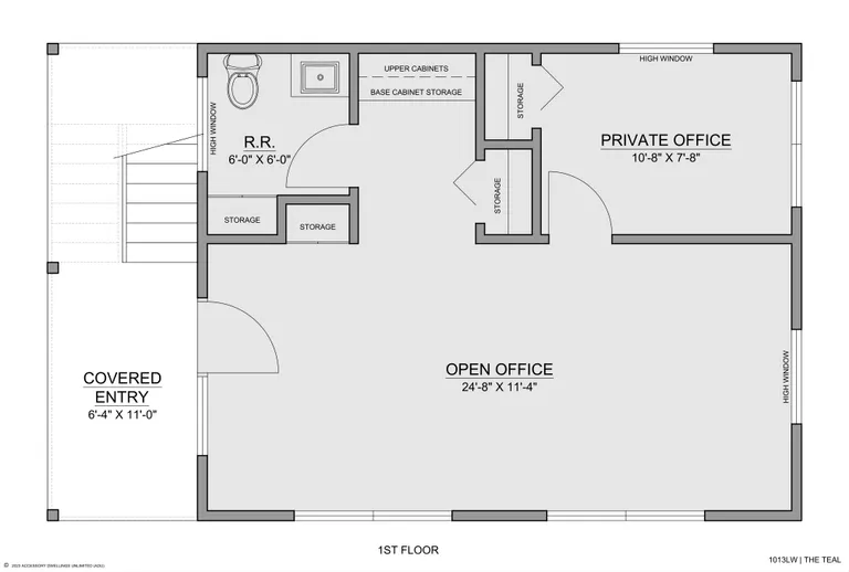 The Teal — Floor 1