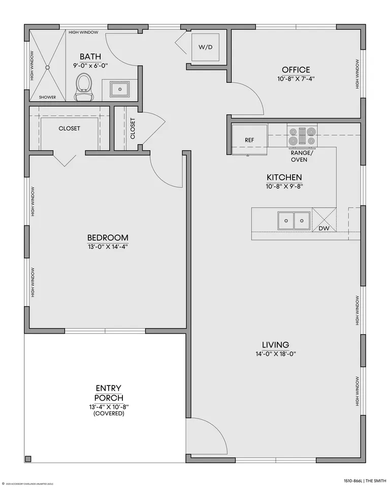 The Smith — Floorplan — 1st floor