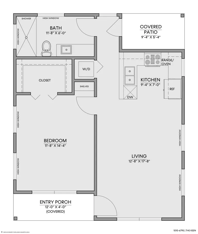 The Keen — Floorplan — 1st floor