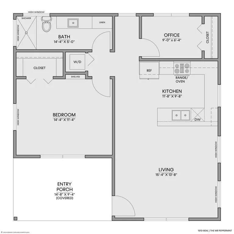 The Mr Peppermint — Floorplan — 1st floor