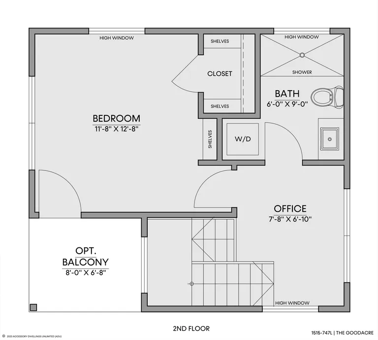 The Goodacre — Floorplan — 2nd floor