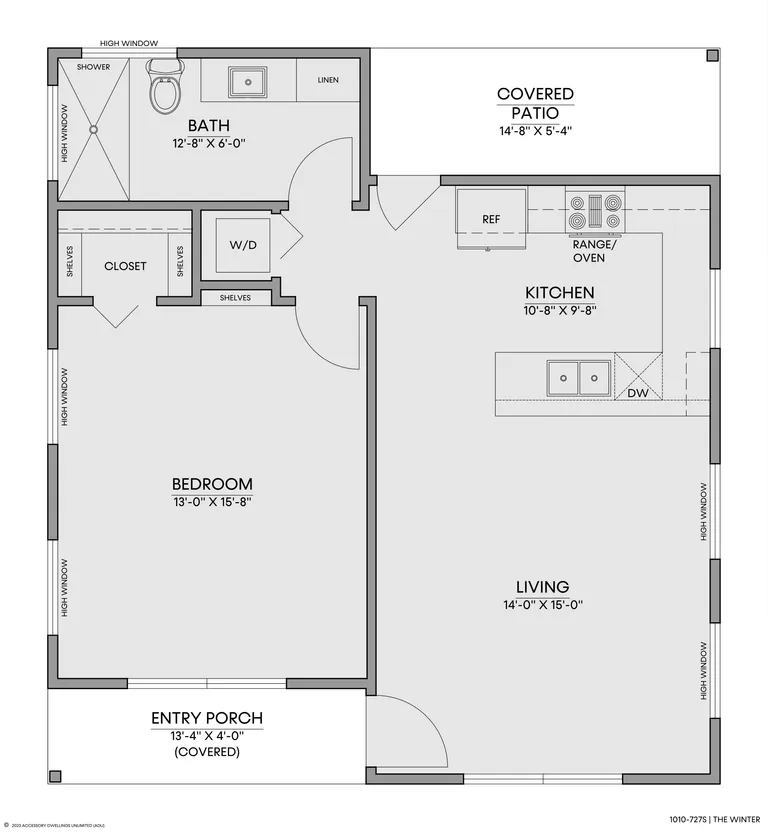 The Winter — Floorplan — 1st floor