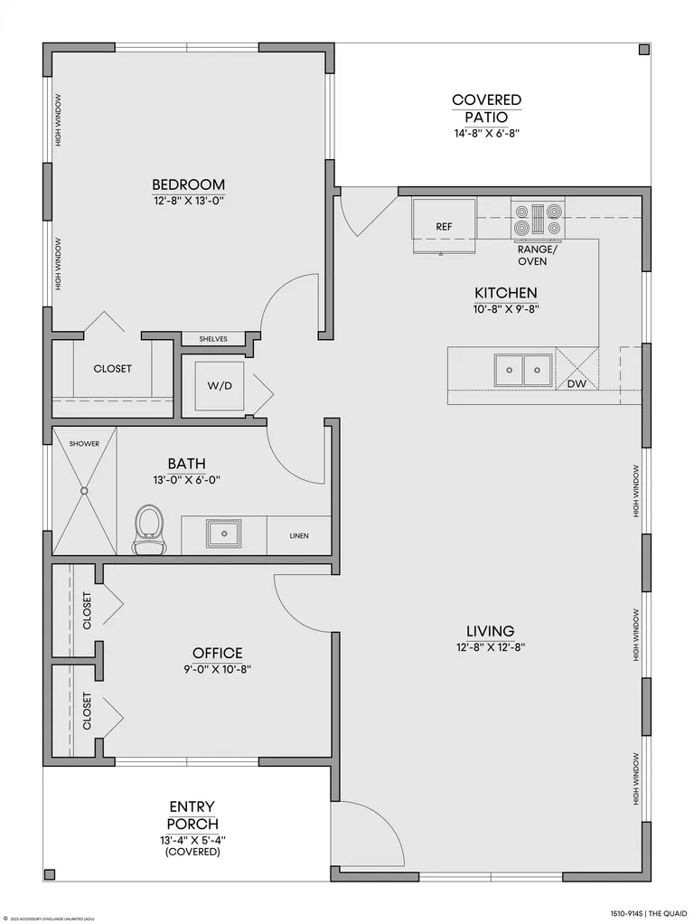 The Quaid — Floorplan — 1st floor