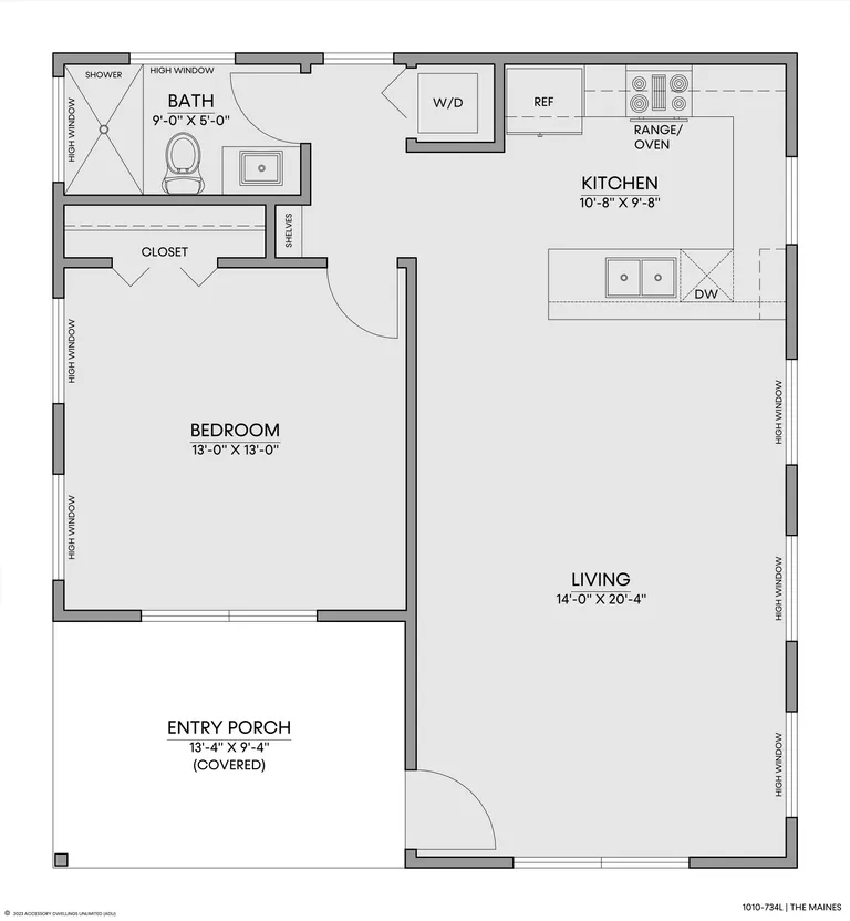 The Maines — Floorplan — 1st floor