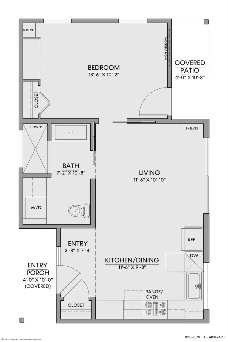 The Abstract — Floorplan — 1st floor