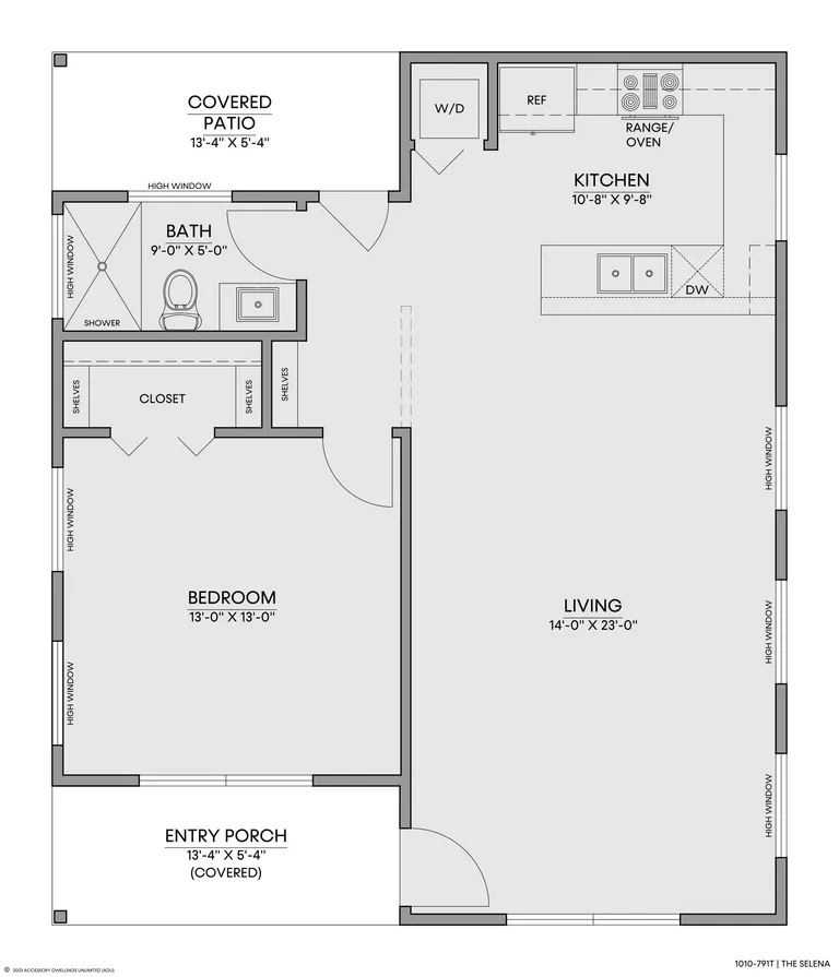 The Selena — Floorplan — 1st floor