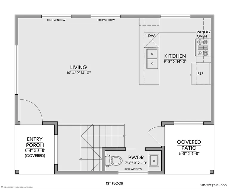 The Hogg — Floorplan — 1st floor