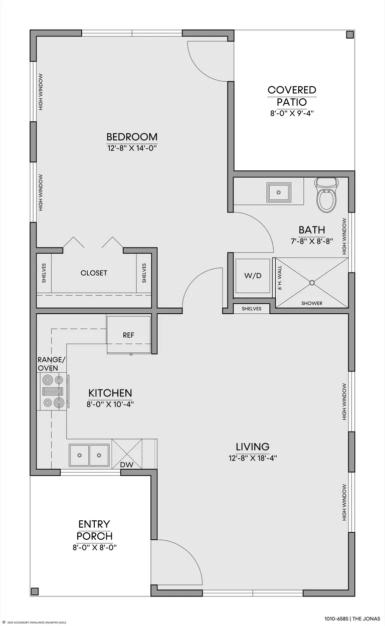 The Jonas — Floorplan — 1st floor