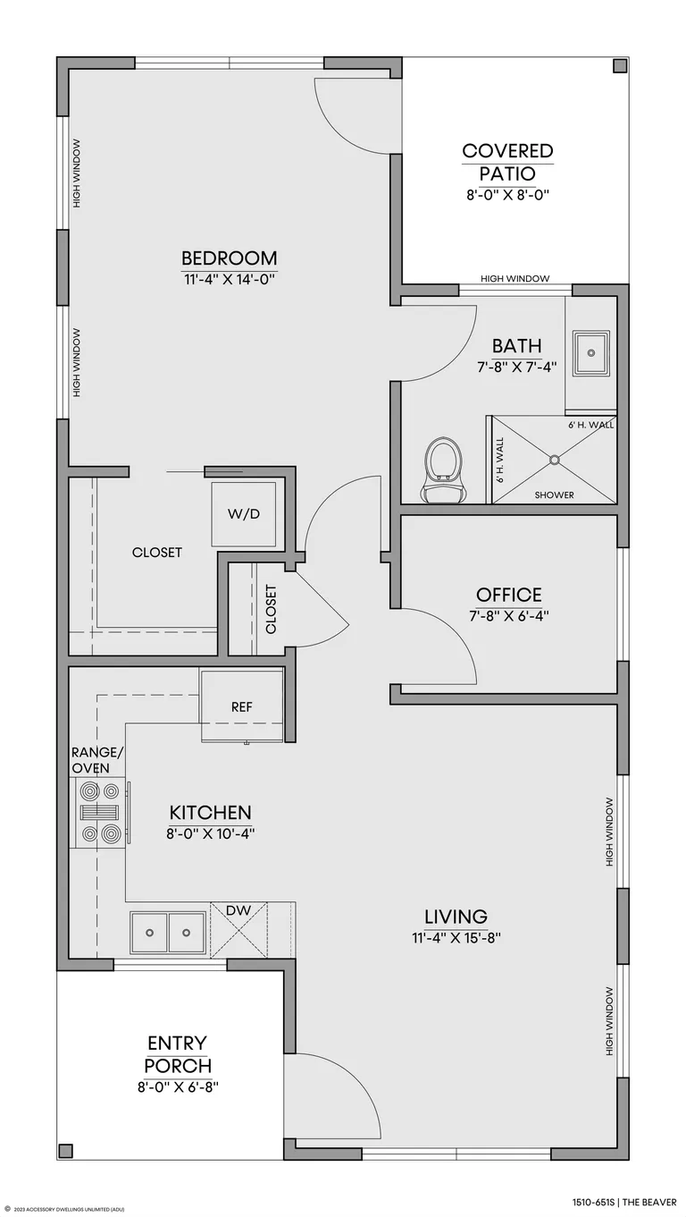 The Beaver — Floorplan — 1st floor