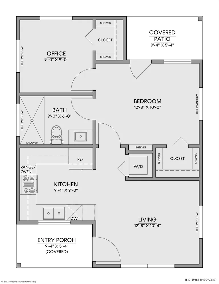The Garner — Floorplan — 1st floor
