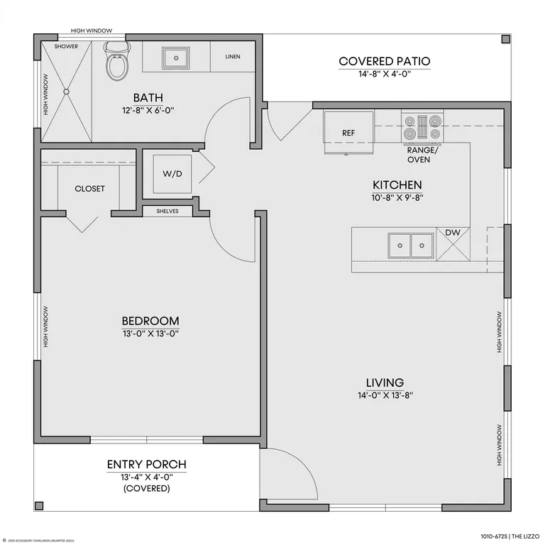 The Lizzo — Floorplan — 1st floor