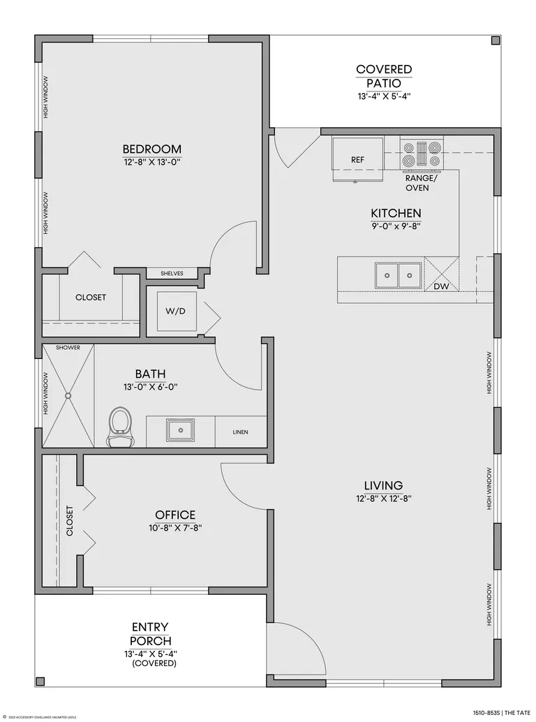 The Tate — Floorplan — 1st floor