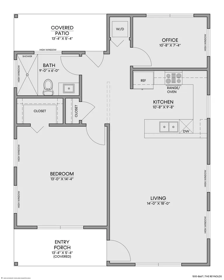 The Reynolds — Floorplan — 1st floor