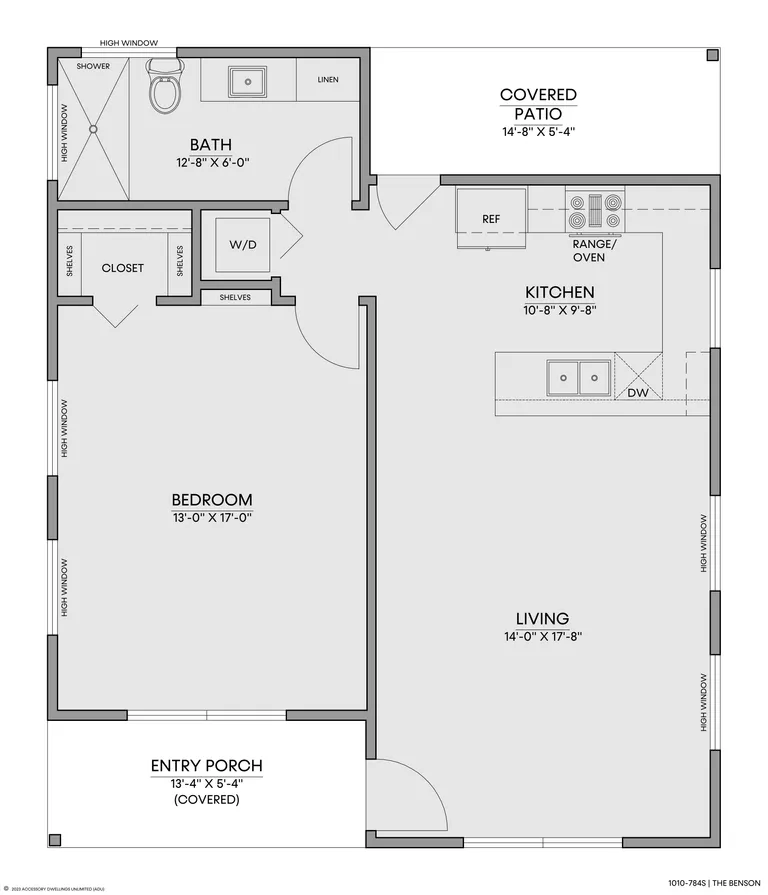 The Benson — Floorplan — 1st floor