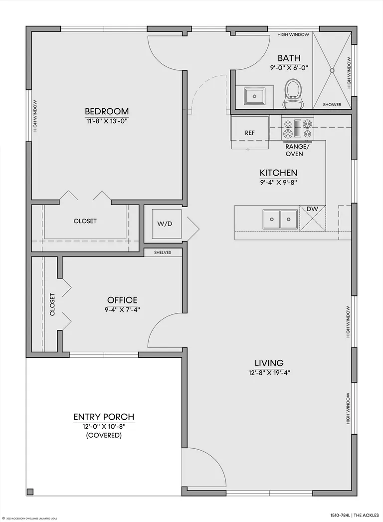 The Ackles — Floorplan — 1st floor