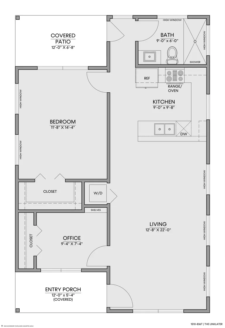 The Linklater — Floorplan — 1st floor