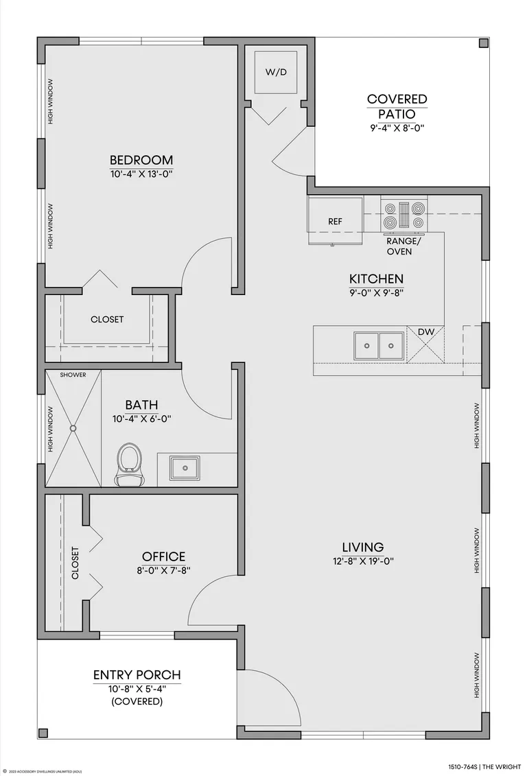The Wright — Floorplan — 1st floor