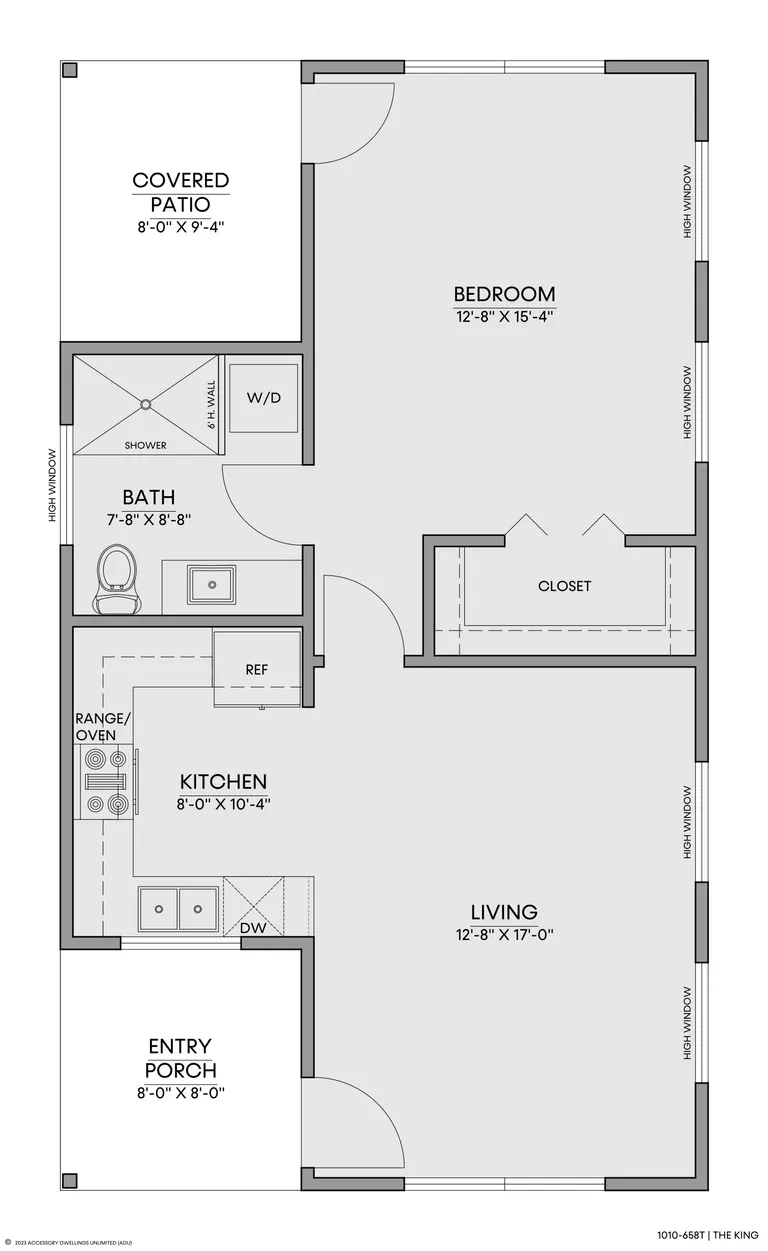 The King — Floorplan — 1st floor