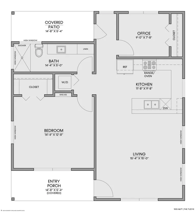 The Tudyk — Floorplan — 1st floor