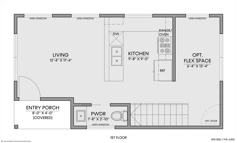The Judd — Floorplan — 1st floor