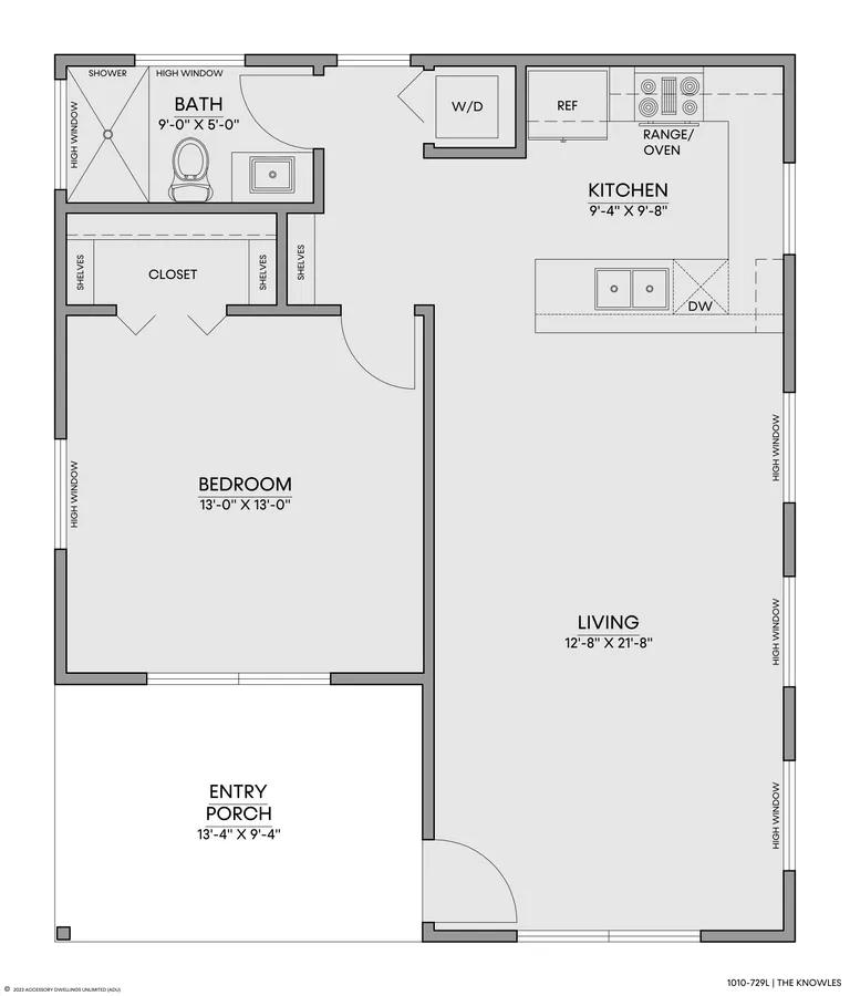 The Knowles — Floorplan — 1st floor