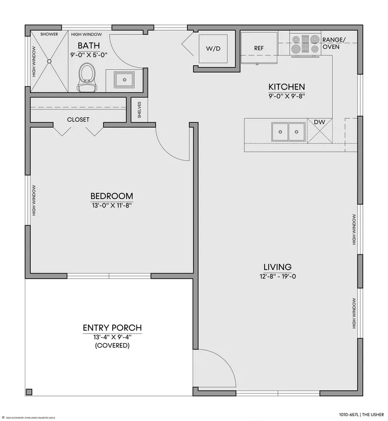 The Usher — Floorplan — 1st floor