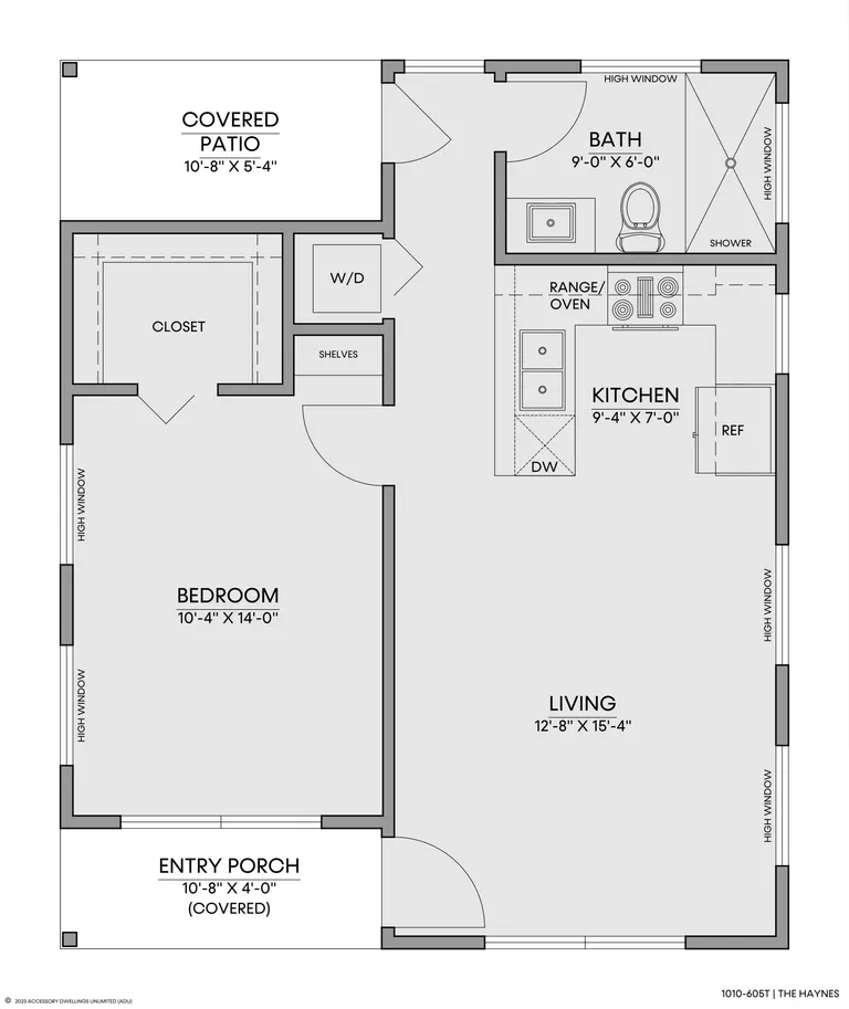 The Haynes — Floorplan — 1st floor