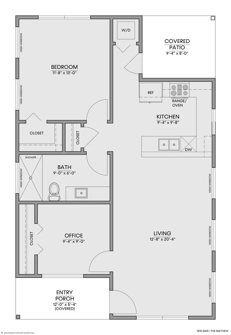 The Mayhew — Floorplan — 1st floor