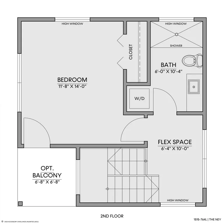 The Ney — Floorplan — 2nd floor