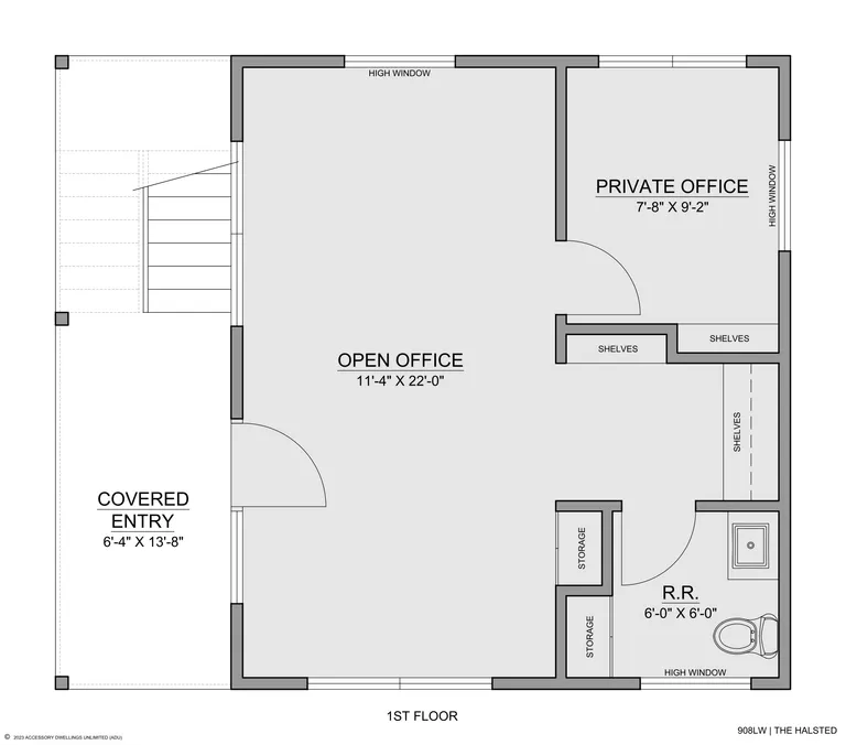 The Halsted — Floor 1