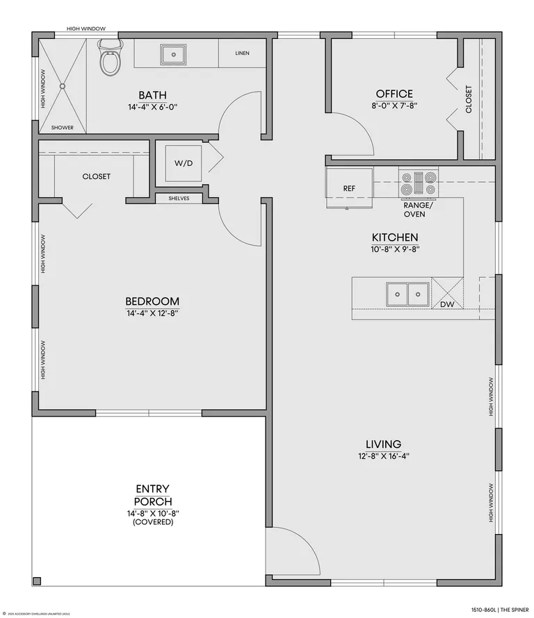 The Spiner — Floorplan — 1st floor