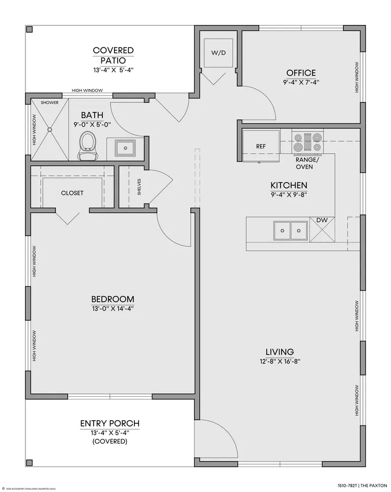 The Paxton — Floorplan — 1st floor