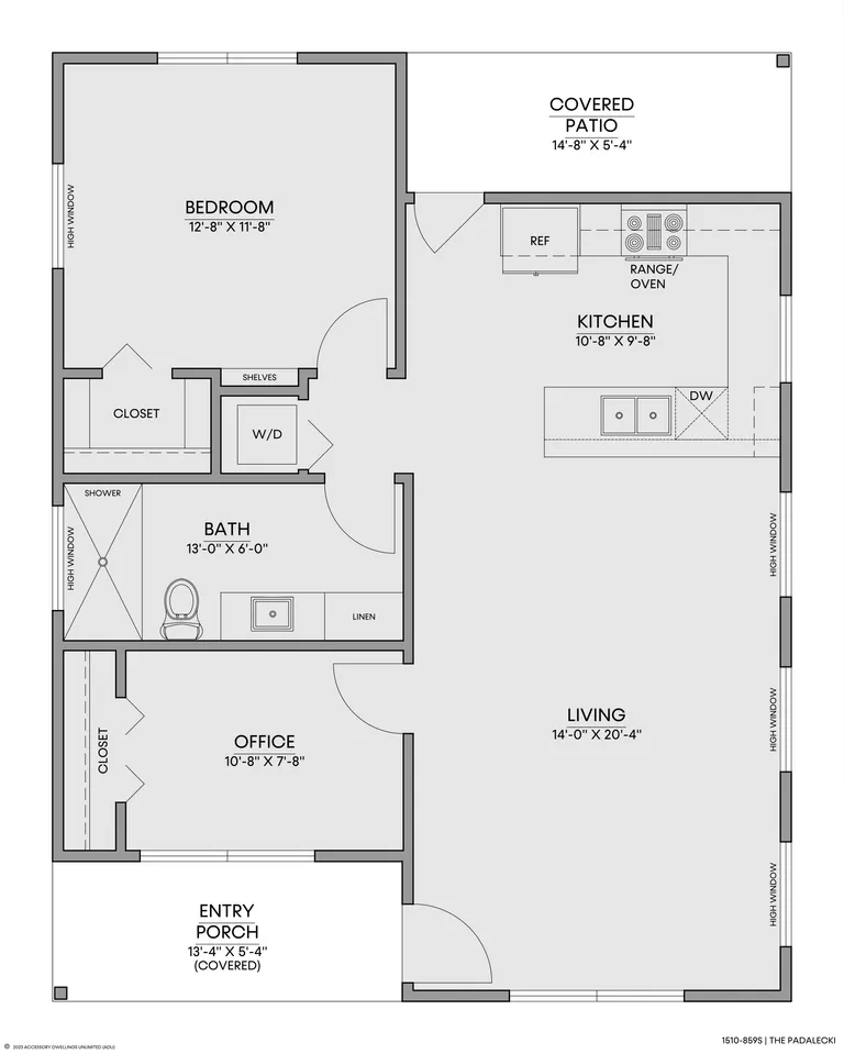 The Padalecki — Floorplan — 1st floor