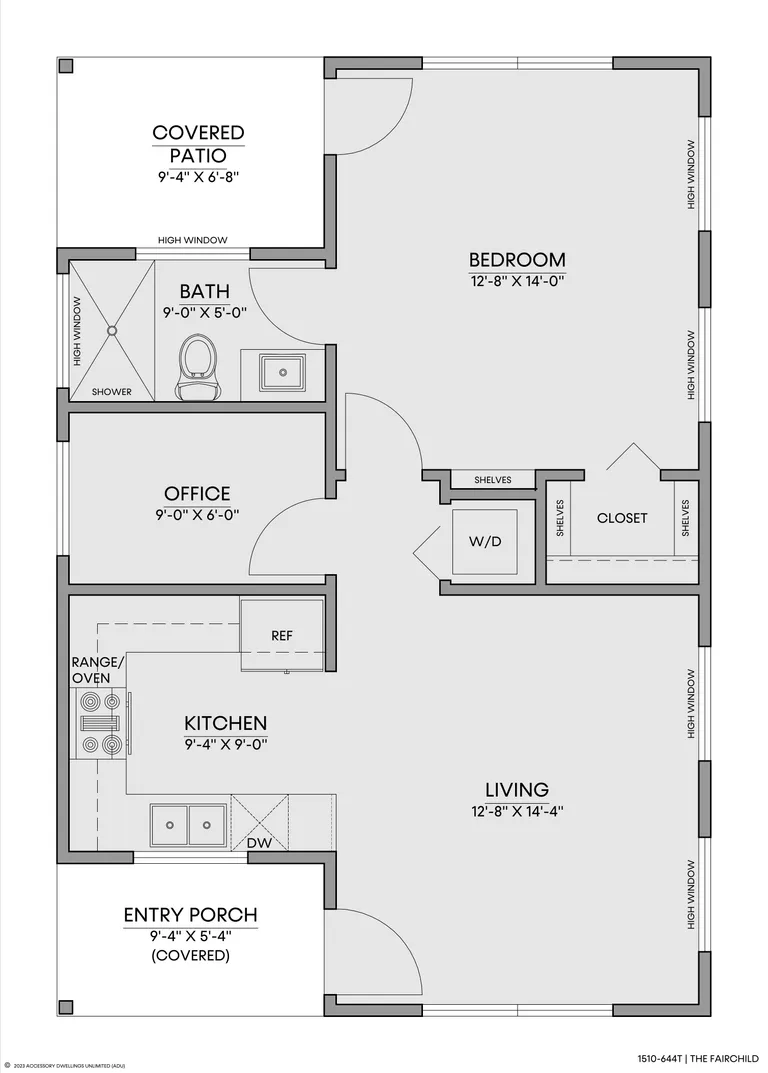 The Fairchild — Floorplan — 1st floor